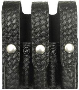 Gould & Goodrich K630-3W Basketweave Mag Pouch