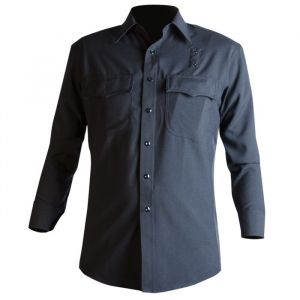 Blauer Ls Wool Blend Supershirt  W/ Flat Pkts, Dark Navy, 33, 14.5