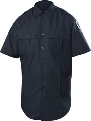 Blauer 8610-Z Short Sleeve Zippered Poly Shirt