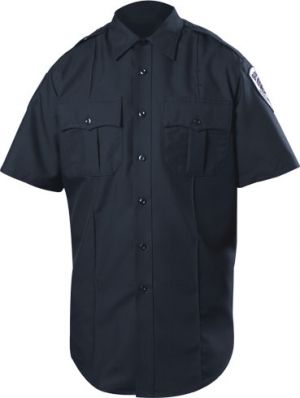 Blauer 8610-Z Short Sleeve Zippered Poly Shirt