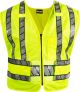 Blauer Oralite  Zip-Front Safety Vest, F Yellow, REG, 2XL-3XL