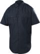 Blauer 8610-Z Women's Short Sleeve Zippered Poly Shirt