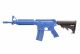 M4 COMMANDO Flat Top, Fwd Rail w/Adjustable Stock Blue Training Long Gun by Ring's Blueguns