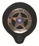 Gould & Goodrich Gould and Goodrich Clip-On Leather Round Badge Holder