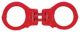 Peerless Handcuffs Peerless Model 850 Hinged Handcuffs - Red Finish