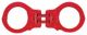 Peerless Handcuffs Peerless Model 850 Hinged Handcuffs - Red Finish