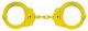 Peerless Handcuffs Peerless Model 750 Chain Link Handcuffs - Yellow Finish
