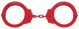 Peerless Handcuffs Peerless Model 7030 Oversize Chain Link Handcuffs - Red Finish