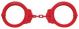 Peerless Handcuffs Peerless Model 7030 Oversize Chain Link Handcuffs - Red Finish