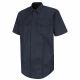 Horace Small New Dimension Concealed Button Front Short Sleeve Shirt