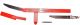 Zak Tool Rescue Saw w/ Blade Mounted - Red